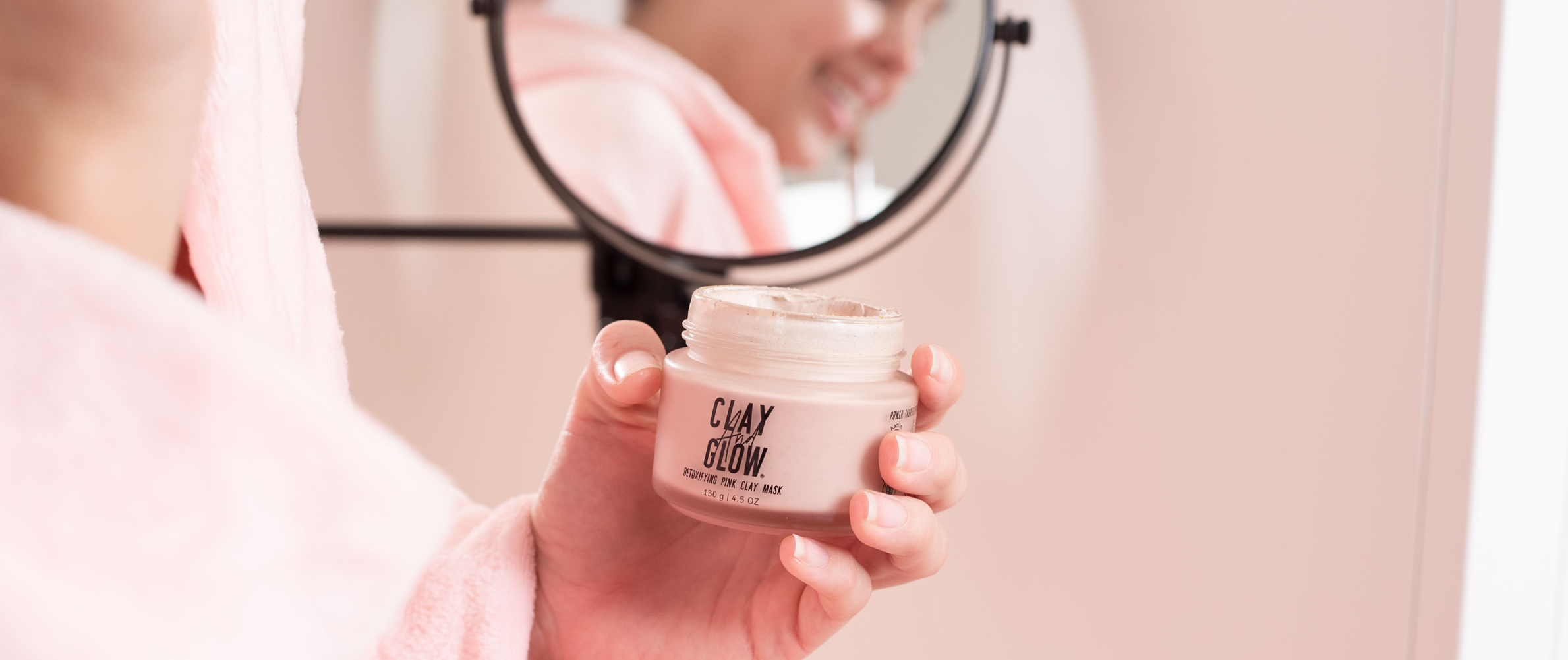 Benefits of using our pink clay mask for oily skin