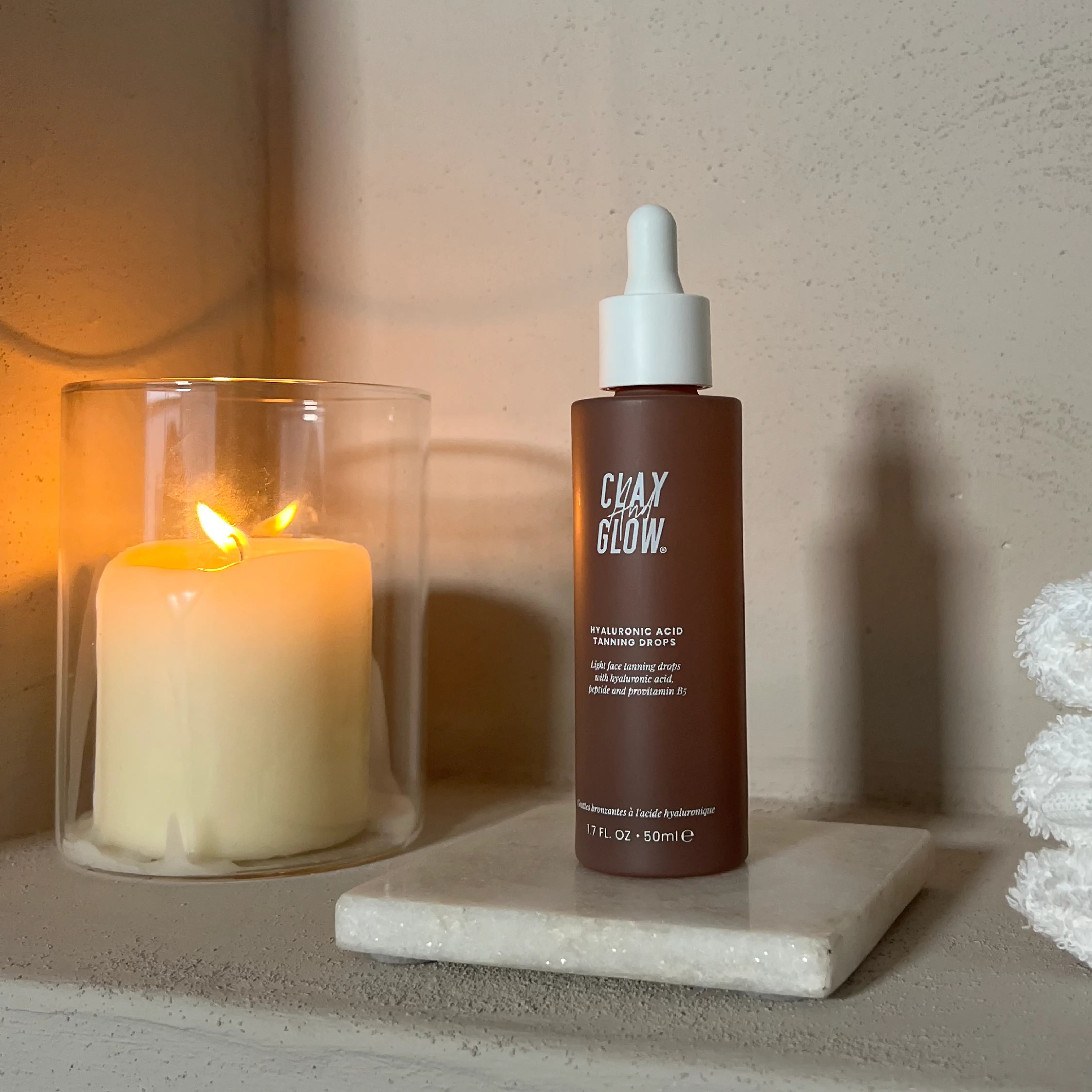 Hyaluronic acid tanning drops | Clay And Glow