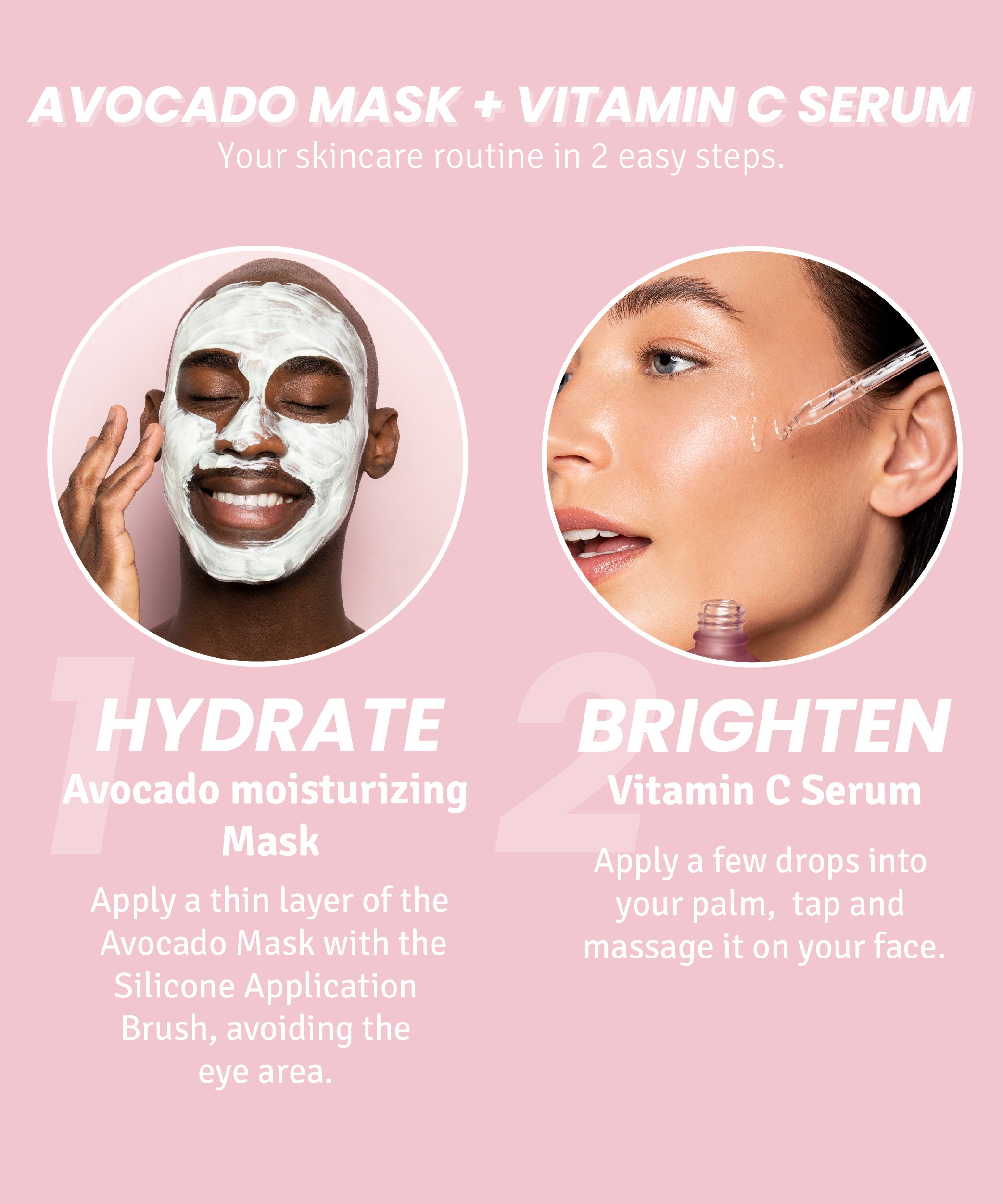 Avocado Mask + Vitamin C Serum